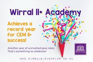 Wirral 11+ Academy Achieves A Record Year for CEM 11+ Success | Wirral Eleven Plus Academy | Maths, English, Verbal & Non-Verbal Reasoning | Tutoring Services | Tutor | Tutors | Tuition | Wirral | 11+ Exam | CEM